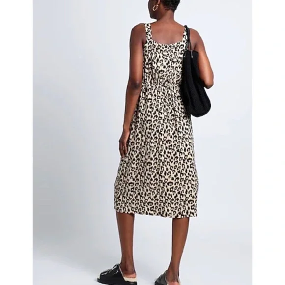 Vero Moda Leopard Print Sand Dress Size XS - Picture 3 of 12
